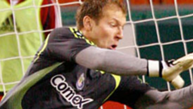 MLS 2007 Goalkeeper of the Year Brad Guzan will be back between the pipes for Chivas in '08.