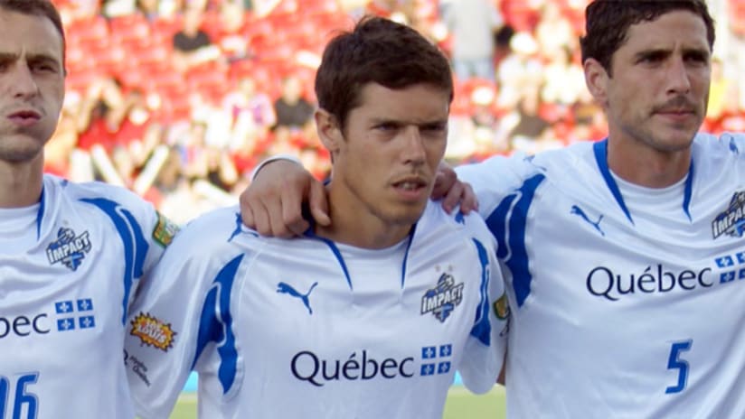Former Montreal Impact midfielder Patrick Leduc