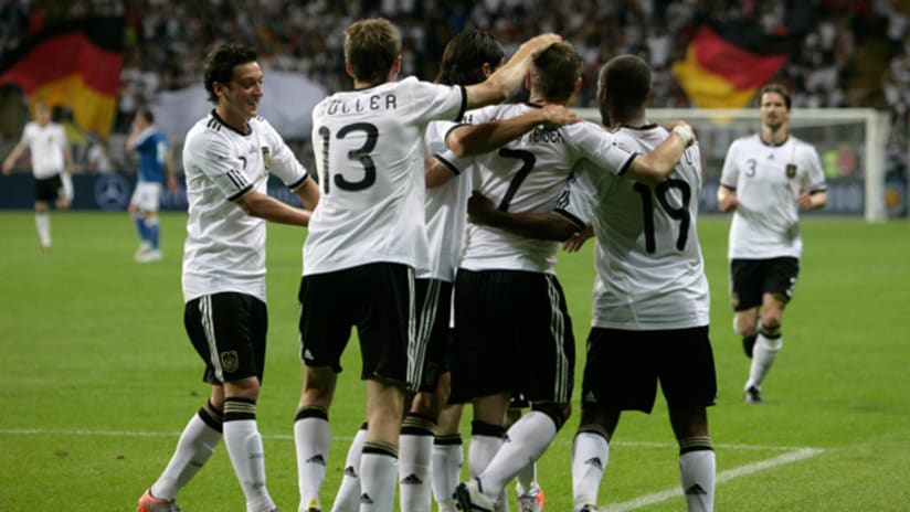 German national team celebrates yet another great moment