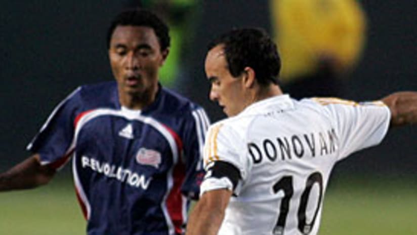 Landon Donovan and the Galaxy fell to James Riley and the Revolution on Saturday.