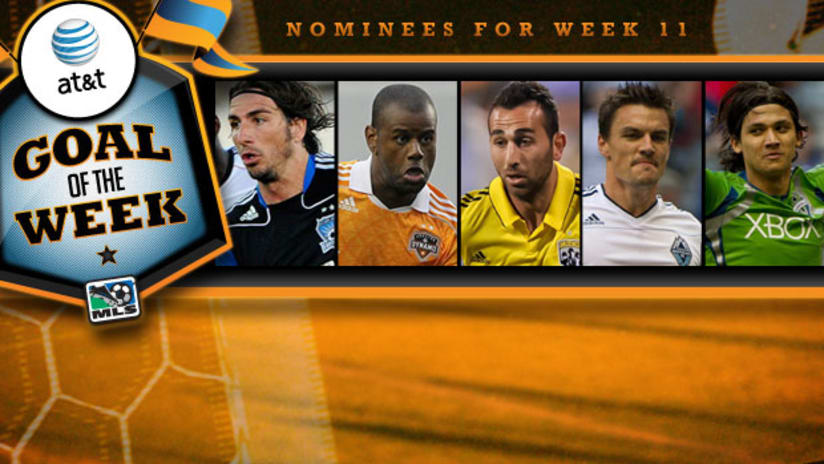 AT&T Goal of the Week, Week 11: Gordon, Camargo, Meram, Rochat, Montero