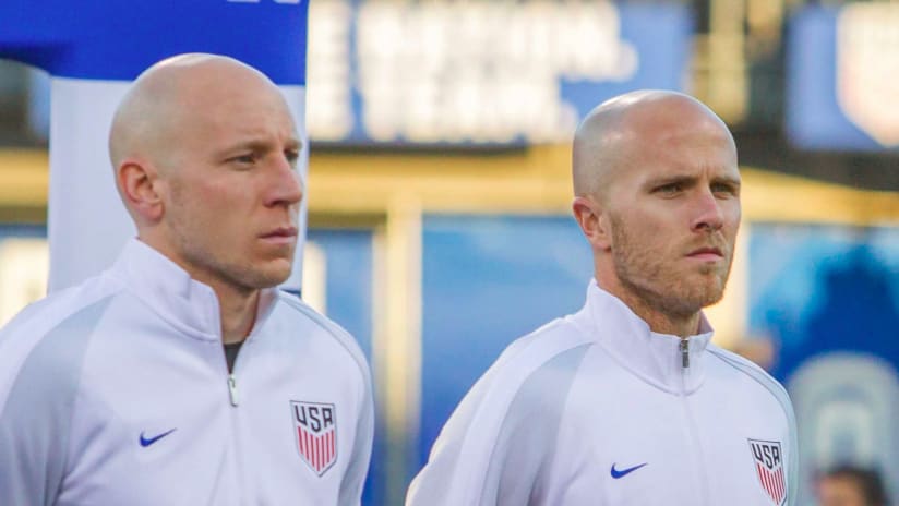 Brad Guzan and Michael Bradley - USMNT - US Soccer - U.S. Soccer