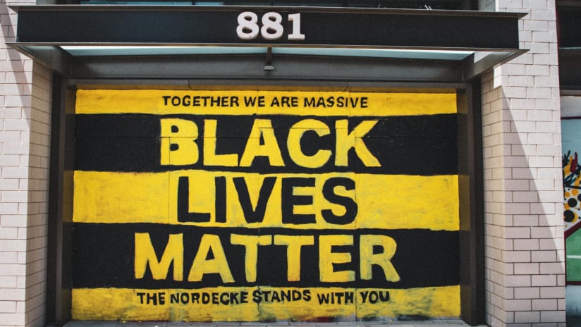 Columbus Crew SC - Black Lives Matter - mural