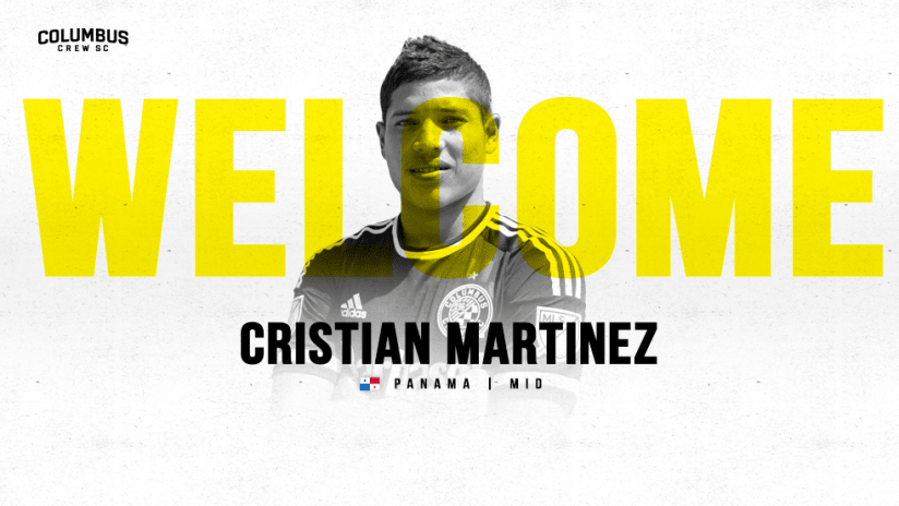 Cristian Martinez Welcome