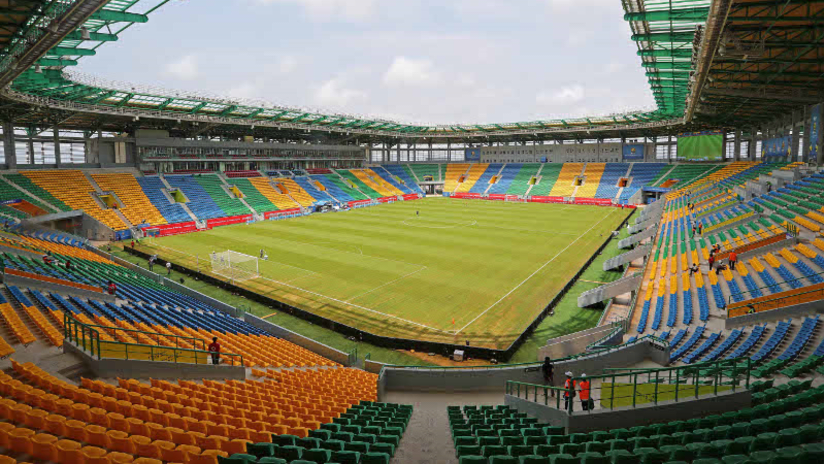Port Gentil stadium in Gabon