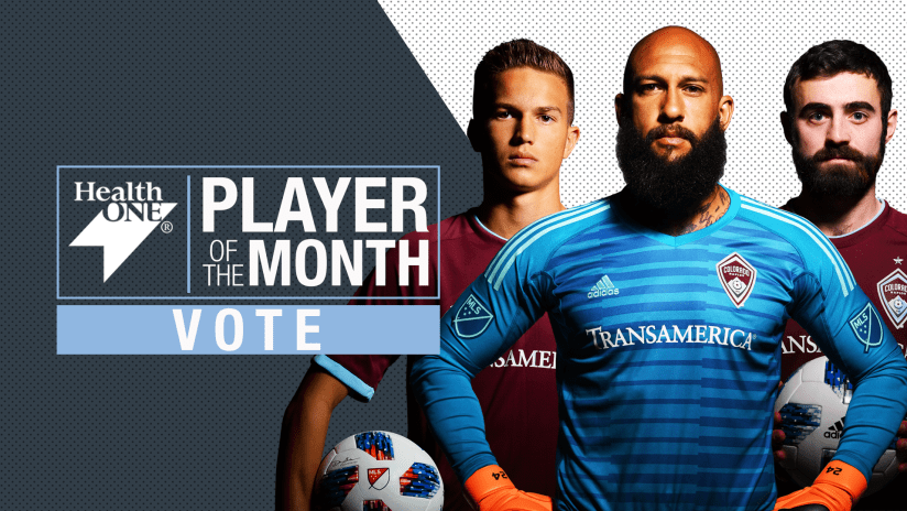 Vote | HealthONE Player of the Month | October 2018 -