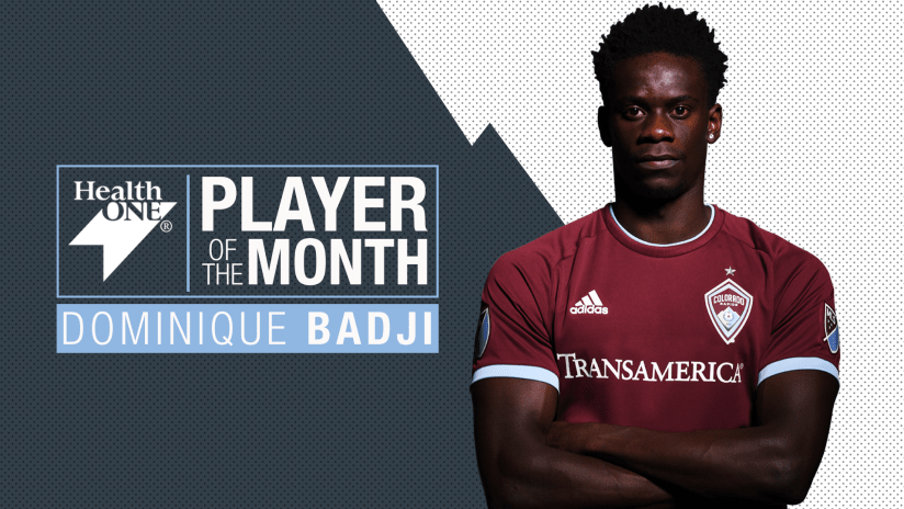Dominique Badji wins HealthONE Player of the Month | March 2018 - https://colorado-mp7static.mlsdigital.net/images/PlayerOfTheMonth_Winner_1920x1080[1].png