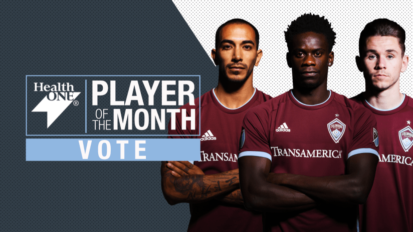 Vote | HealthONE Player of the Month | May 2018 -