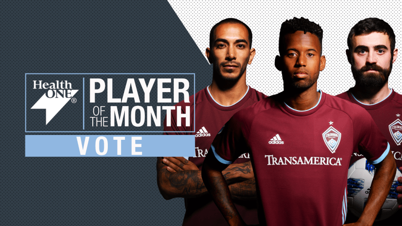 Vote | HealthONE Player of the Month | August 2018 -