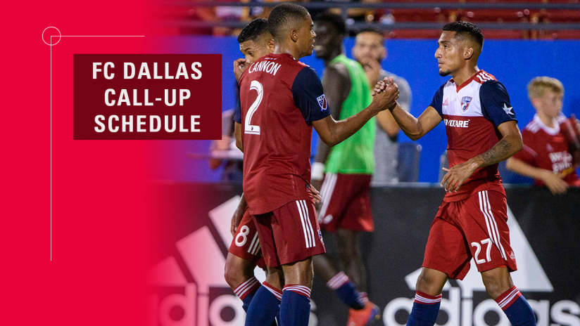 FC Dallas Call-Up Schedule DL