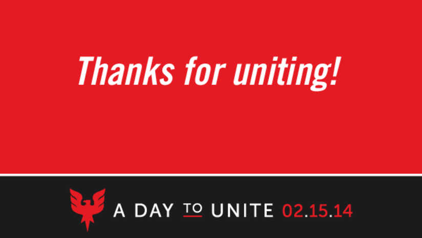 Thanks for uniting!