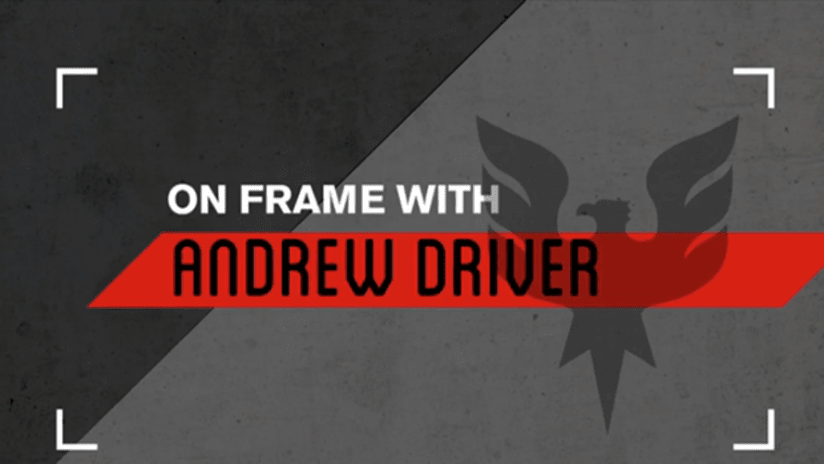 Andrew Driver on frame graphic