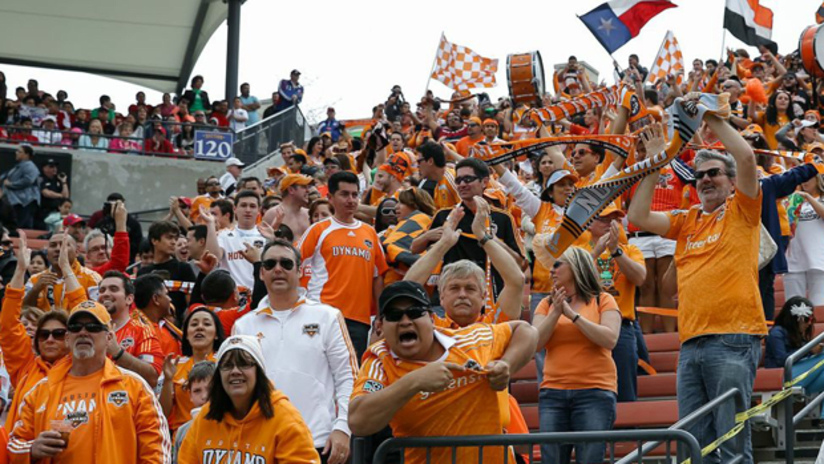 Dynamo fans in Frisco Dallas