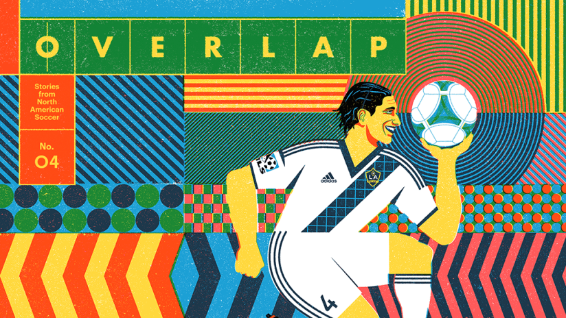 Omar Gonzalez featured on the cover in new edition of Overlap Magazine -