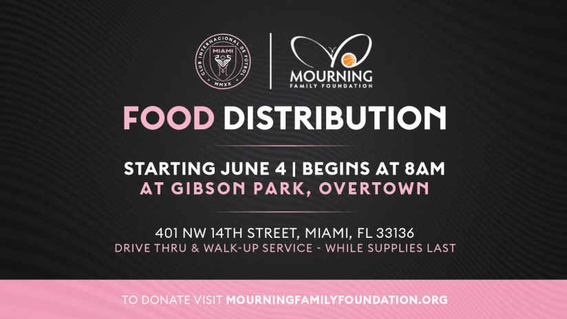 Mourning Family Foundation Meal Distribution Event