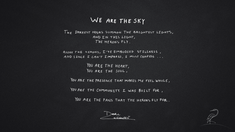 "We Are The Sky" poem