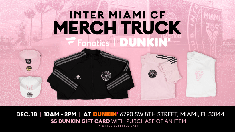 Your Inter Miami CF Merch Truck is HERE!