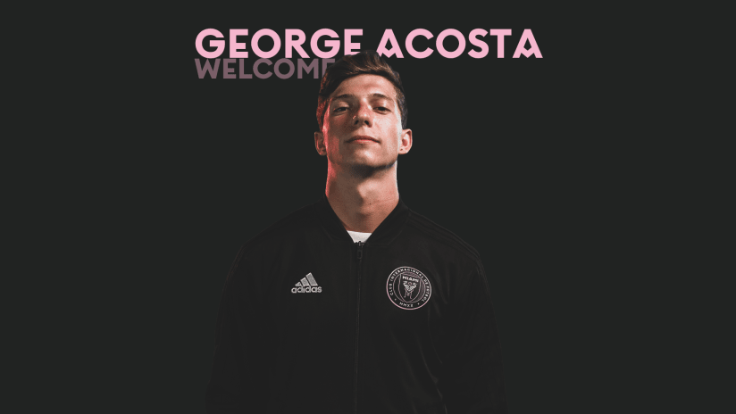 Welcome George Acosta