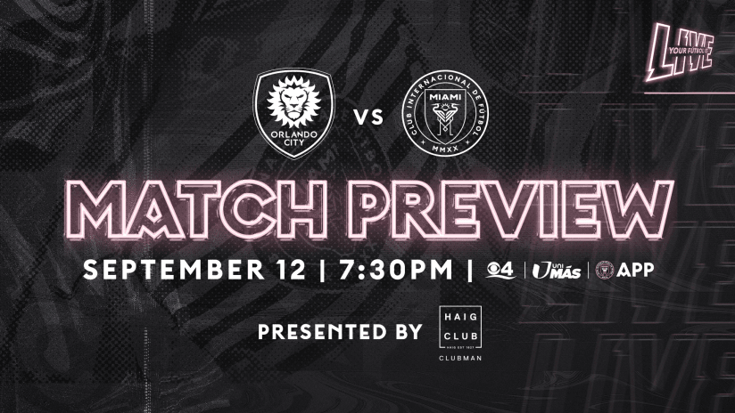 UPDATED Match Preview: @ Orlando 9.12.2020