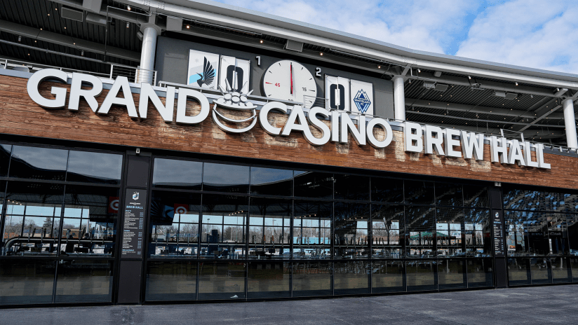 Grand Casino Brew Hall sign