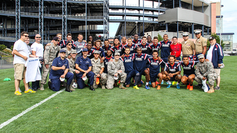 USO Visit to Training - 2014