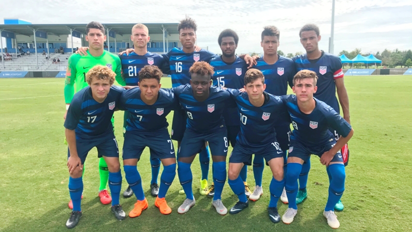Isaac Angking lineup U.S. Under-19 national team