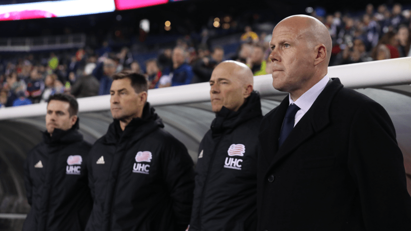 Friedel and coaching staff 2018