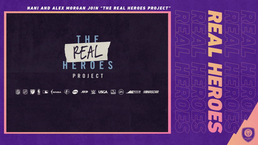 Nani and Alex Morgan Join “The Real Heroes Project”