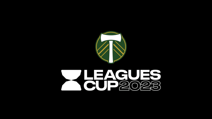 Leagues Cup 2023 with Timbers logo