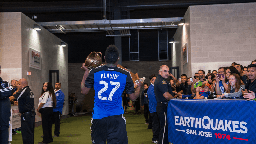 Fatai Alashe - Heritage Cup - San Jose Earthquakes vs Seattle Sounders 2015