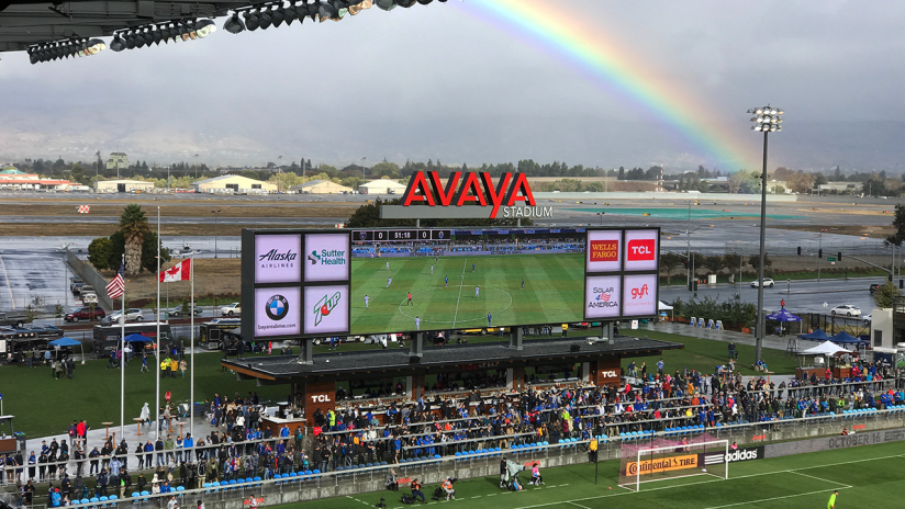 Rainbow - Avaya Stadium - 101616