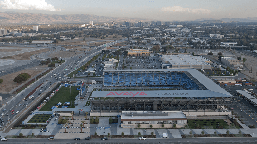 Avaya Stadium Side Aerial