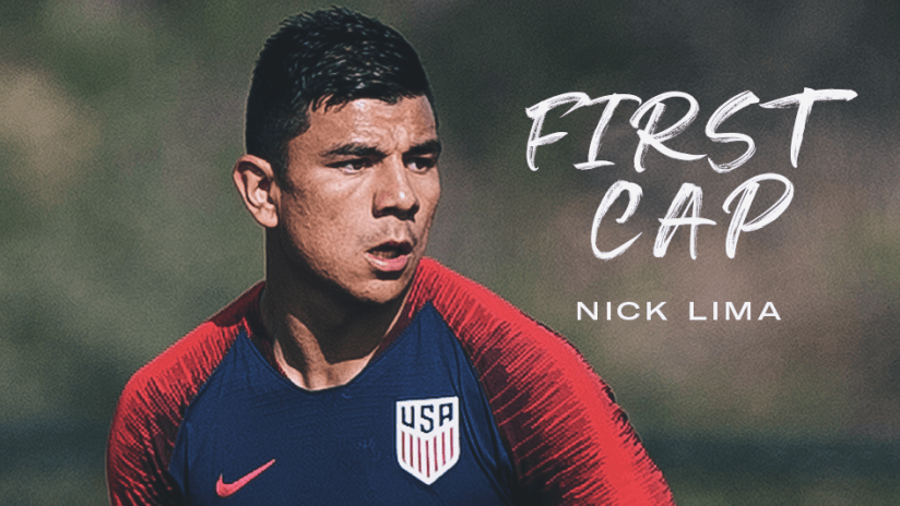 Nick Lima - USMNT - 2019 - First Cap