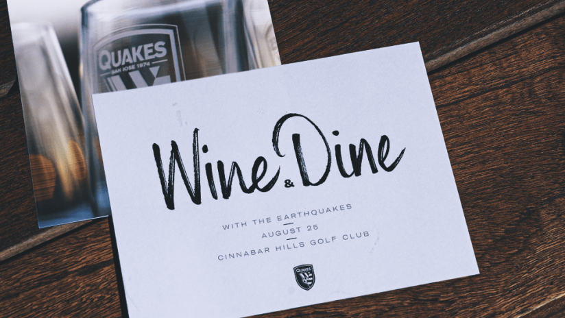 Wine and Dine - 2019 - Quakes