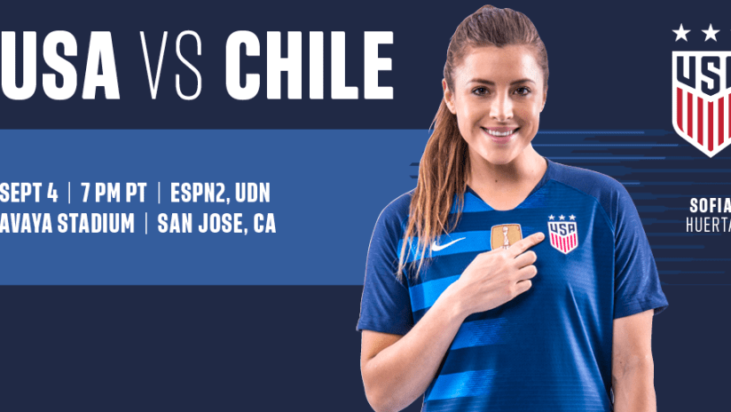 USWNT vs. Chile - Announcement - 2018