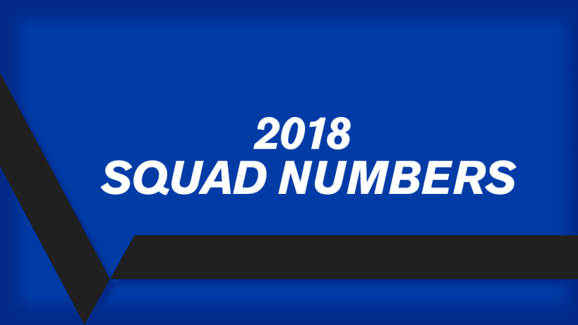 2018 Squad Numbers - San Jose Earthquakes