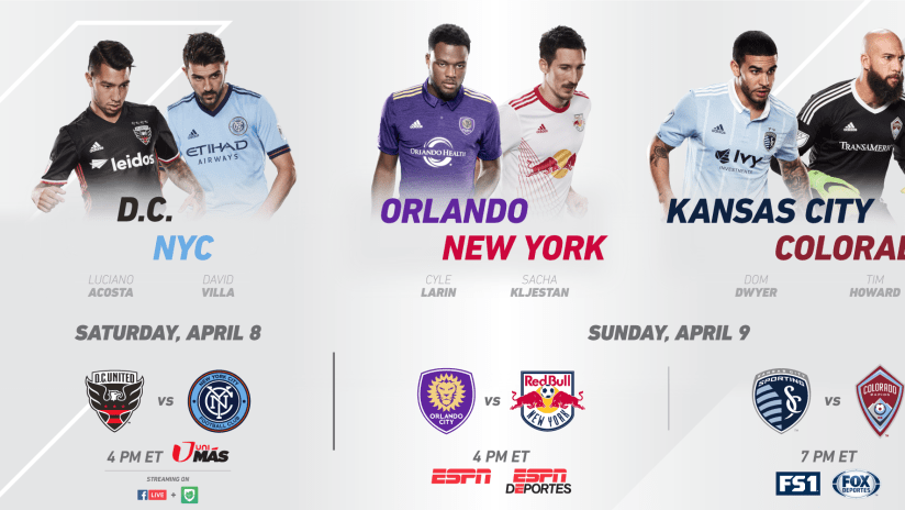 MLS on National TV - Week 6
