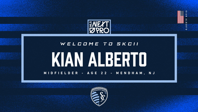 Sporting KC II signs Kian Alberto