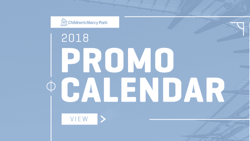 2018 Promo Calendar