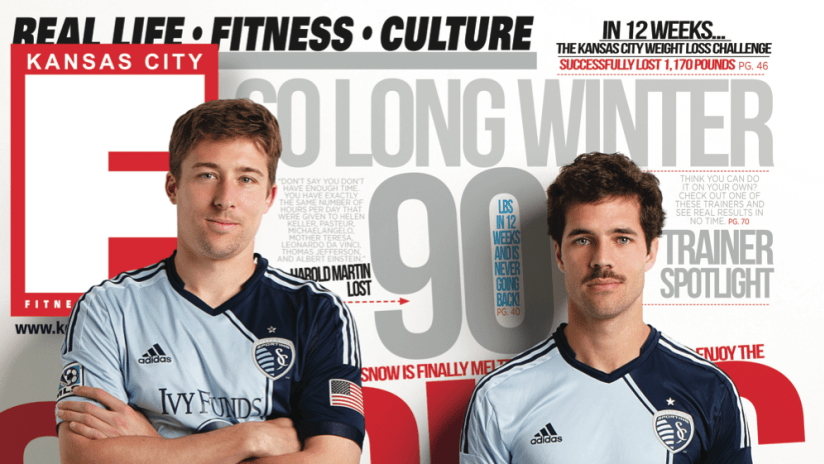 Matt Besler and Benny Feilhaber on KC Fitness Magazine -