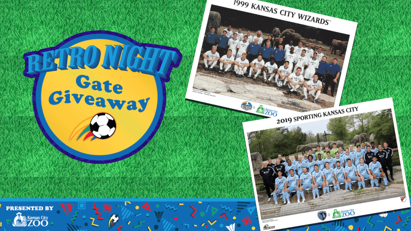 2019 Retro Night team poster - Sporting KC vs. Atlanta United FC - May 5, 2019