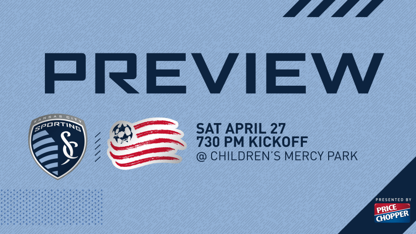 Match Preview graphic - Sporting KC vs. New England Revolution - April 27, 2019