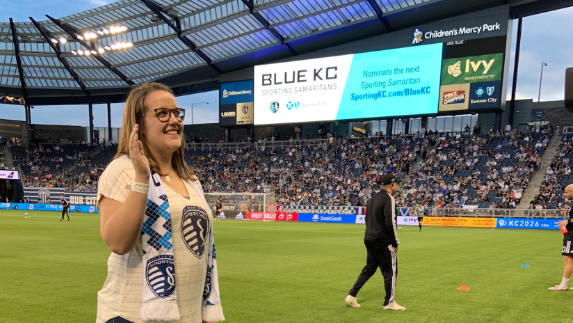 Alexandra Paulson - Blue KC Sporting Samaritan for May 2019