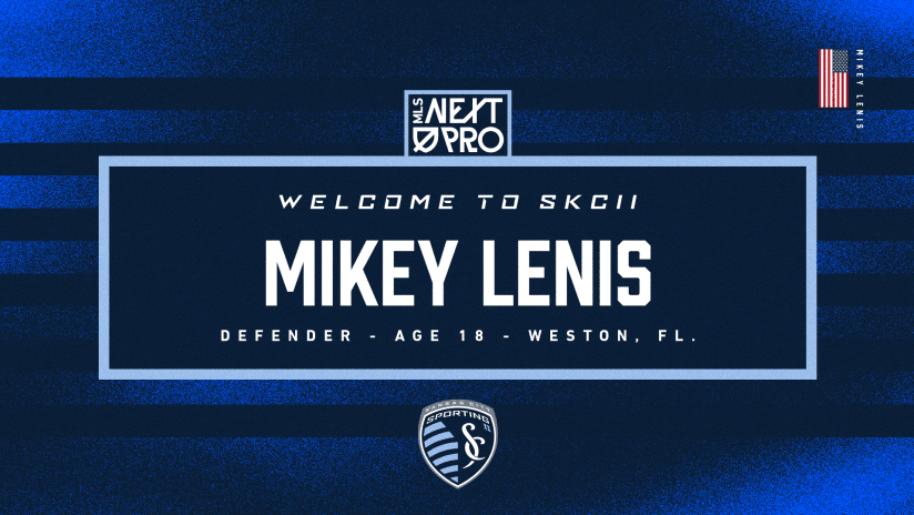 Sporting KC II signs Mikey Lenis
