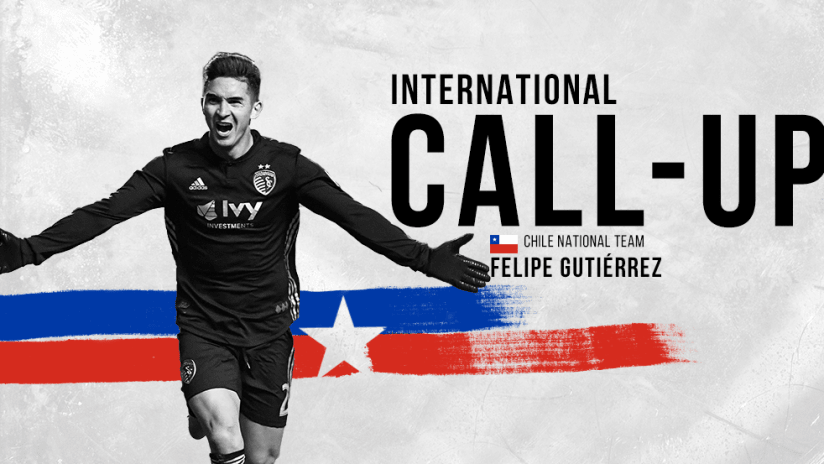 Sporting KC midfielder Felipe Gutierrez - Chile national team call-up - 2Across DL