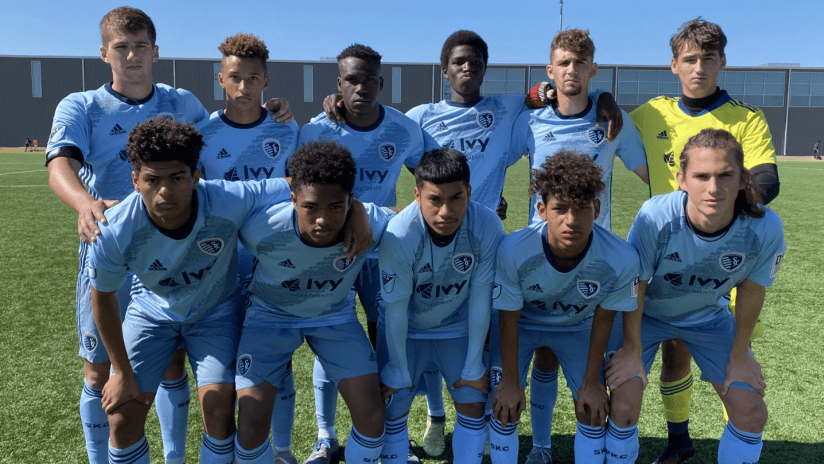 Sporting KC Academy U-19s team photo - Oct. 17, 2020