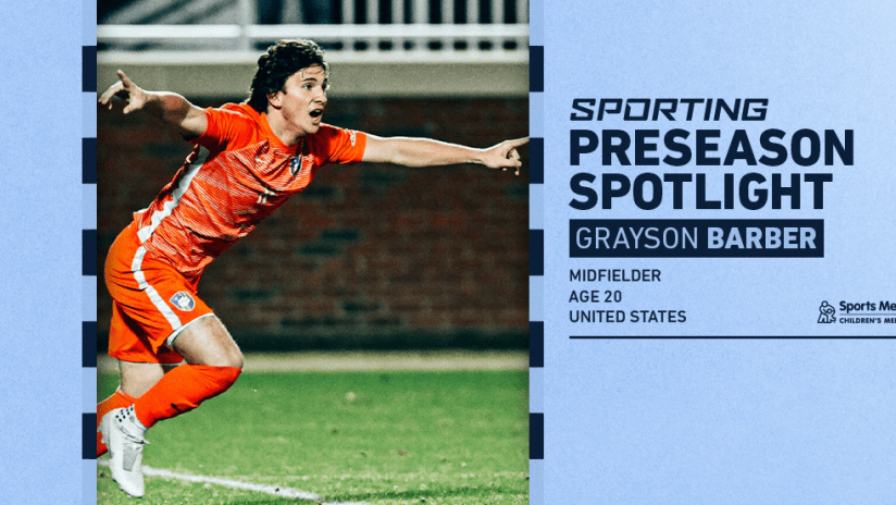 Sporting Preseason Spotlight - Grayson Barber