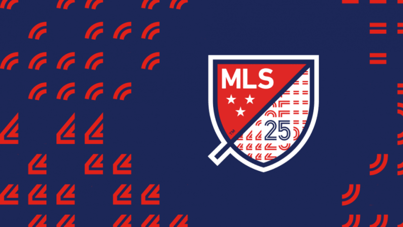 Major League Soccer - 25th Season Celebration logo - DL Image