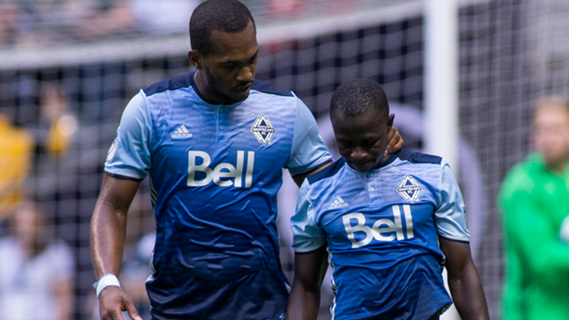 Waston and Manneh - injury - blue