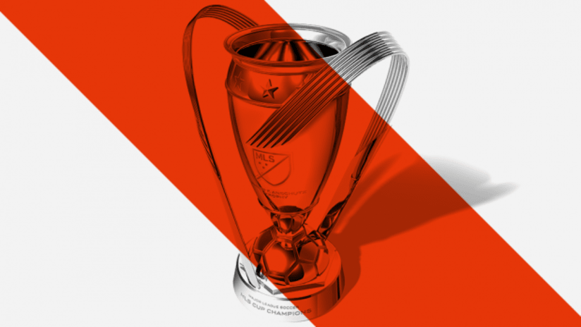 MLS Cup with red line